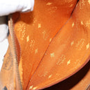 MCM Logogram Vicetos Hand Bag PVC Leather Brown Gold Auth th6487-22