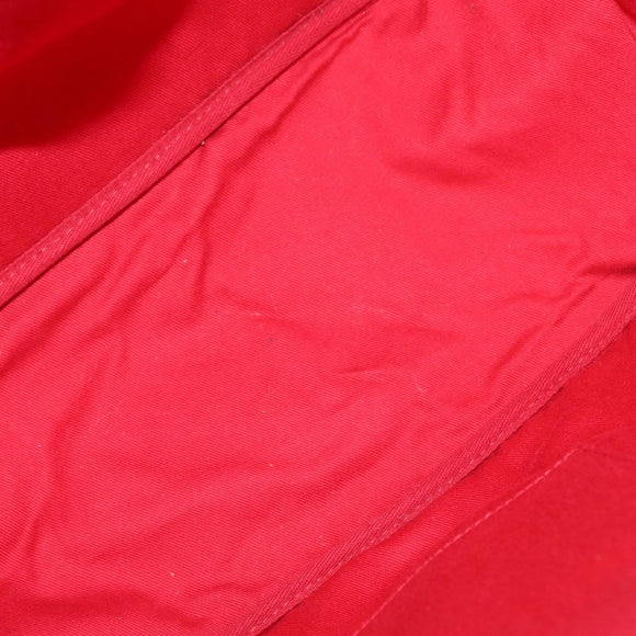 Chloe Eden Tote Bag Leather White Gold Auth th6490