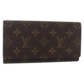 LOUIS VUITTON Monogram Porte Yen 3 Credit Long Wallet M61818 LV Auth th6494