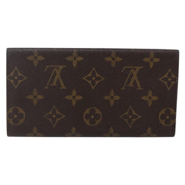 LOUIS VUITTON Monogram Porte Yen 3 Credit Long Wallet M61818 LV Auth th6494 - 0