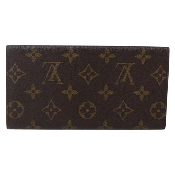 LOUIS VUITTON Monogram Porte Yen 3 Credit Long Wallet M61818 LV Auth th6494
