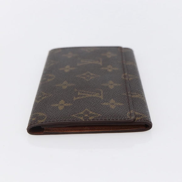 LOUIS VUITTON Monogram Porte Yen 3 Credit Long Wallet M61818 LV Auth th6494