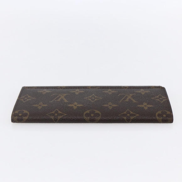 LOUIS VUITTON Monogram Porte Yen 3 Credit Long Wallet M61818 LV Auth th6494