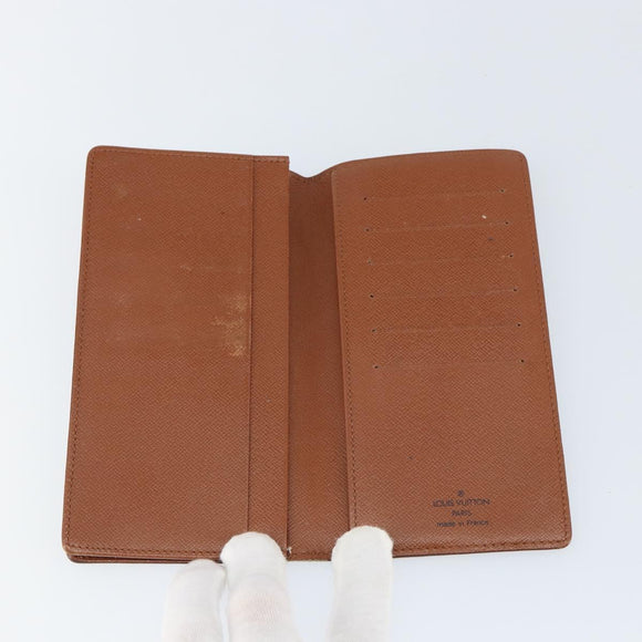 LOUIS VUITTON Monogram Porte Cartes Credit En Billfold Wallet M60825 Auth th6495