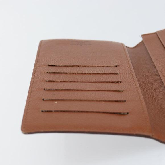 LOUIS VUITTON Monogram Porte Cartes Credit En Billfold Wallet M60825 Auth th6495