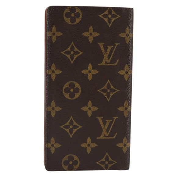 LOUIS VUITTON Monogram Porte Cartes Credit En Billfold Wallet M60825 Auth th6495