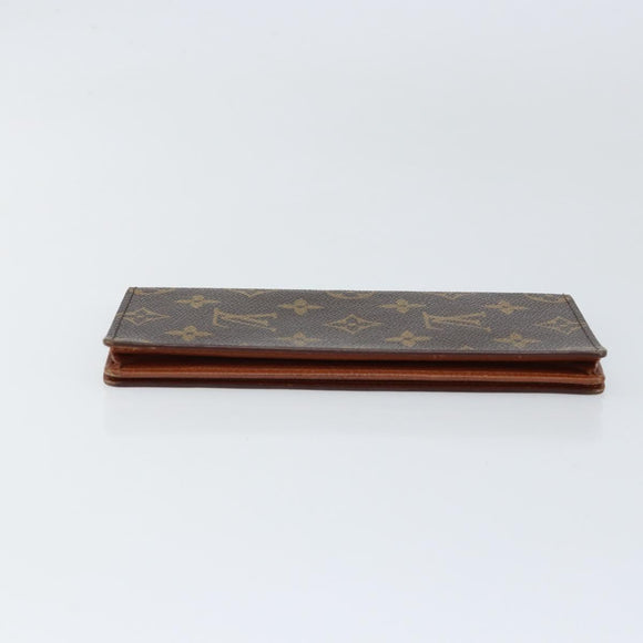 LOUIS VUITTON Monogram Porte Cartes Credit En Billfold Wallet M60825 Auth th6495