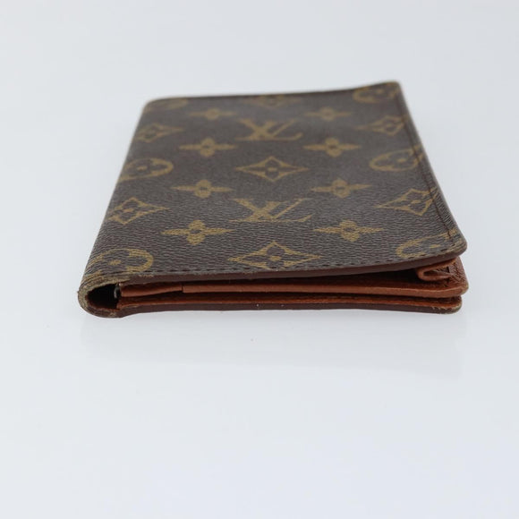 LOUIS VUITTON Monogram Porte Cartes Credit En Billfold Wallet M60825 Auth th6495