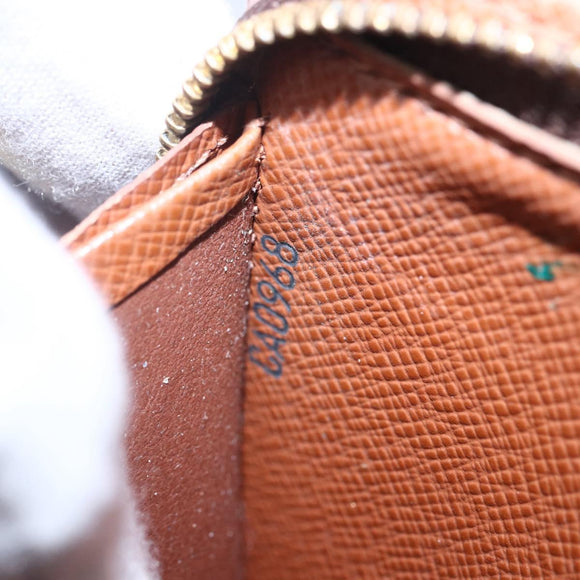 LOUIS VUITTON Monogram Porte Monnaie Zip Long Wallet M61727 LV Auth th6498