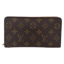LOUIS VUITTON Monogram Porte Monnaie Zip Long Wallet M61727 LV Auth th6498-13