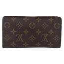 LOUIS VUITTON Monogram Porte Monnaie Zip Long Wallet M61727 LV Auth th6498-2