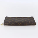 LOUIS VUITTON Monogram Porte Monnaie Zip Long Wallet M61727 LV Auth th6498-6