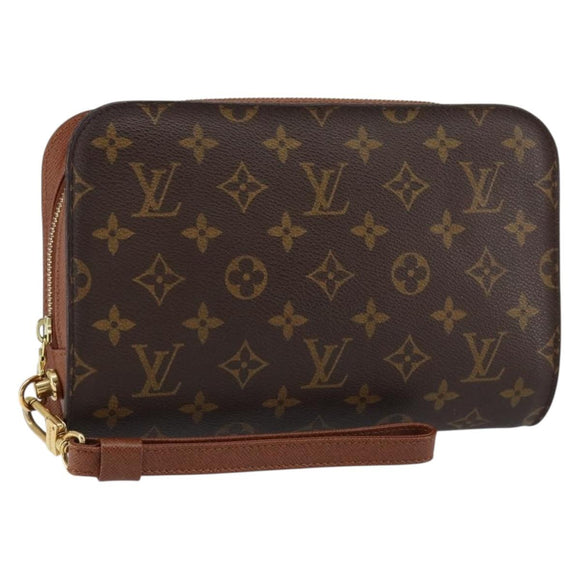 LOUIS VUITTON Monogram Orsay Clutch Tasche M51790 LV Auth th6505