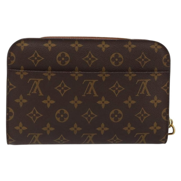 LOUIS VUITTON Monogram Orsay Clutch Tasche M51790 LV Auth th6505
