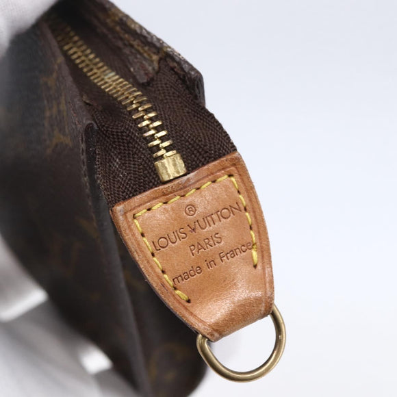 LOUIS VUITTON Monogram Bucket GM Accessory Pouch LV Auth th6507