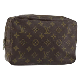 LOUIS VUITTON Monogram Trousse Toilette 23 Clutch Bag M47524 LV Auth th6508