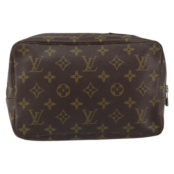 LOUIS VUITTON Monogram Trousse Toilette 23 Clutch Tas M47524 LV Auth th6508