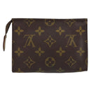 LOUIS VUITTON Monogram Poche Toilette 15 Pouch M47546 LV Auth th6509-2