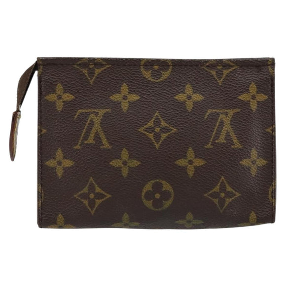 LOUIS VUITTON Monogram Poche Toilette 15 Pouch M47546 LV Auth th6509