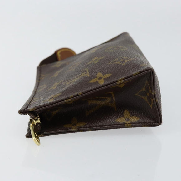 LOUIS VUITTON Monogram Poche Toilette 15 Pouch M47546 LV Auth th6509