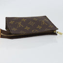 LOUIS VUITTON Monogram Poche Toilette 15 Pouch M47546 LV Auth th6509-5