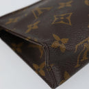 LOUIS VUITTON Monogram Poche Toilette 15 Pouch M47546 LV Auth th6510-11