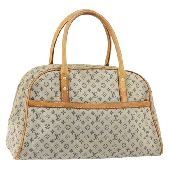 LOUIS VUITTON Monogram Mini Marie Hand Bag Blue M92003 LV Auth th6511