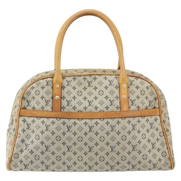LOUIS VUITTON Monogram Mini Marie Hand Bag Blue M92003 LV Auth th6511