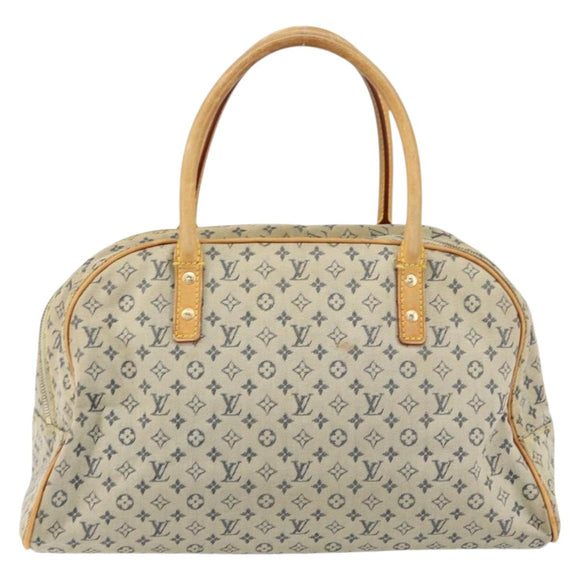 LOUIS VUITTON Monogram Mini Marie Hand Bag Blue M92003 LV Auth th6511