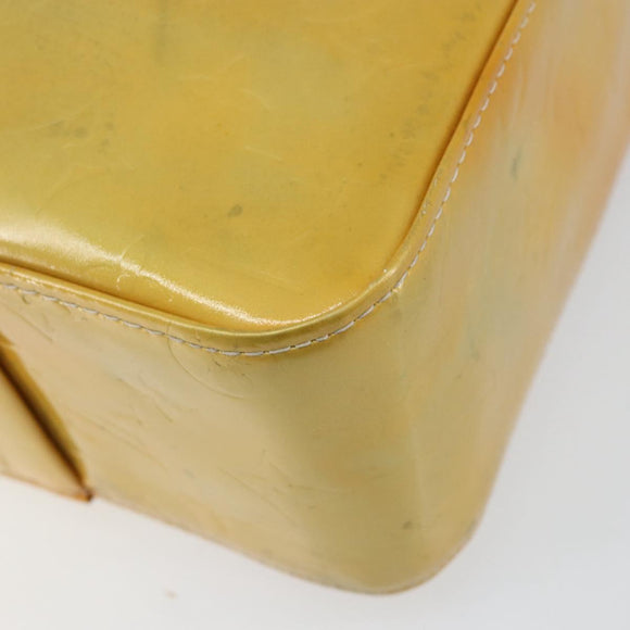 LOUIS VUITTON Monogram Vernis Columbus Tote Bag Gris M91028 LV Auth th6514