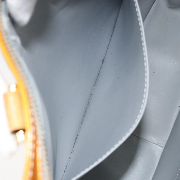 LOUIS VUITTON Monogram Vernis Columbus Tote Bag Gris M91028 LV Auth th6514