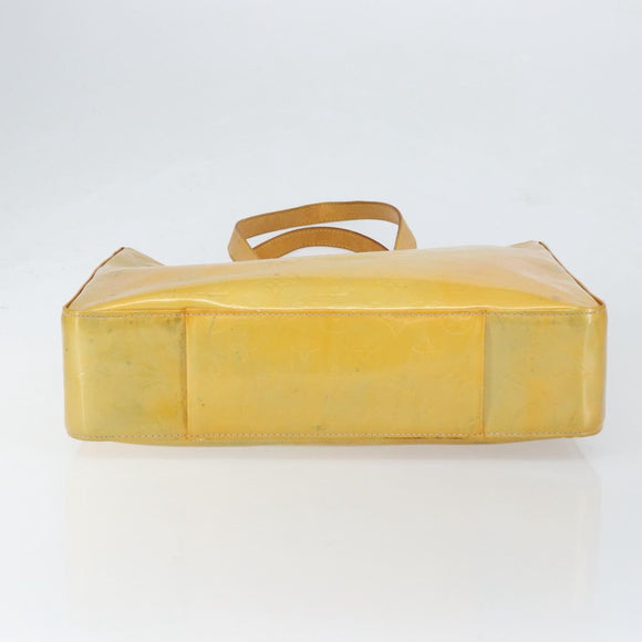 LOUIS VUITTON Monogram Vernis Columbus Tote Bag Gris M91028 LV Auth th6514