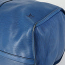 LOUIS VUITTON Epi Keepall 50 Boston Bag Blue M42965 LV Auth th6515-14