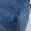 LOUIS VUITTON Epi Keepall 50 Boston Bag Blue M42965 LV Auth th6515-9