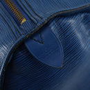 LOUIS VUITTON Epi Keepall 50 Boston Bag Blue M42965 LV Auth th6515-18