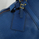 LOUIS VUITTON Epi Keepall 50 Boston Bag Blue M42965 LV Auth th6515-19