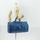LOUIS VUITTON Epi Keepall 50 Boston Bag Blue M42965 LV Auth th6515-22