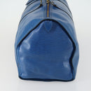 LOUIS VUITTON Epi Keepall 50 Boston Bag Blue M42965 LV Auth th6515-3