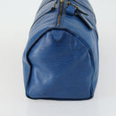 LOUIS VUITTON Epi Keepall 50 Boston Bag Blue M42965 LV Auth th6515-4