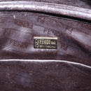 FENDI Zucchino Canvas Schultertasche Beige Auth th6516-10