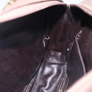 FENDI Zucchino Canvas Shoulder Bag Beige Auth th6516-18