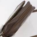 FENDI Zucchino Canvas Shoulder Bag Beige Auth th6516-6