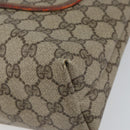 GUCCI GG Supreme Web Sherry Line Tote Bag PVC Beige Red 39 02 003 Auth th6519-10
