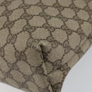 GUCCI GG Supreme Web Sherry Line Tote Bag PVC Beige Red 39 02 003 Auth th6519-12