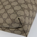 GUCCI GG Supreme Web Sherry Line Tote Bag PVC Beige Red 39 02 003 Auth th6519-13