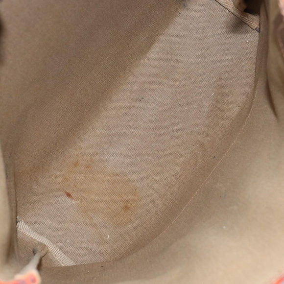 GUCCI GG Supreme Web Sherry Line Tote Bag PVC Beige Red 39 02 003 Auth th6519