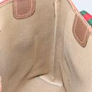 GUCCI GG Supreme Web Sherry Line Tote Bag PVC Beige Red 39 02 003 Auth th6519-19