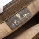 GUCCI GG Supreme Web Sherry Line Bag PVC Beige Red 41 014 2125 28 Auth th6520-12