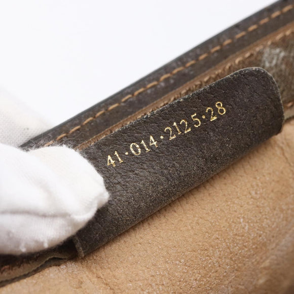 GUCCI GG Supreme Web Sherry Line Bag PVC Beige Red 41 014 2125 28 Auth th6520