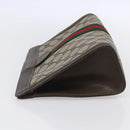 GUCCI GG Supreme Web Sherry Line Bag PVC Beige Red 41 014 2125 28 Auth th6520-4